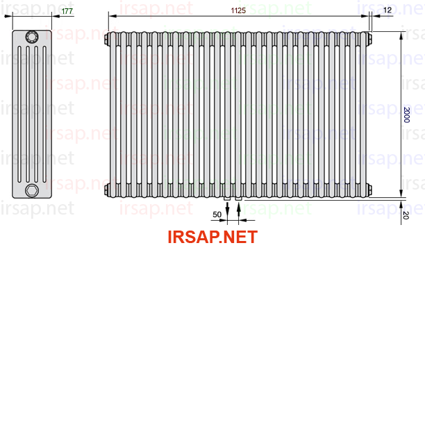 Радиатор IRSAP Tesi 52000/25 T50 CL 01